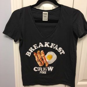 Victoria’s Secret PINK V-neck Graphic Tee